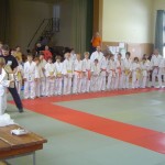 Siegerehrung, im Hintergrund die Gornauer Mannschaft